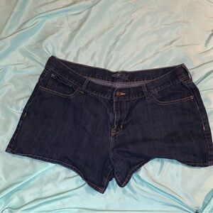 Old Navy The Flirt Dark Denim Shorts Size 16